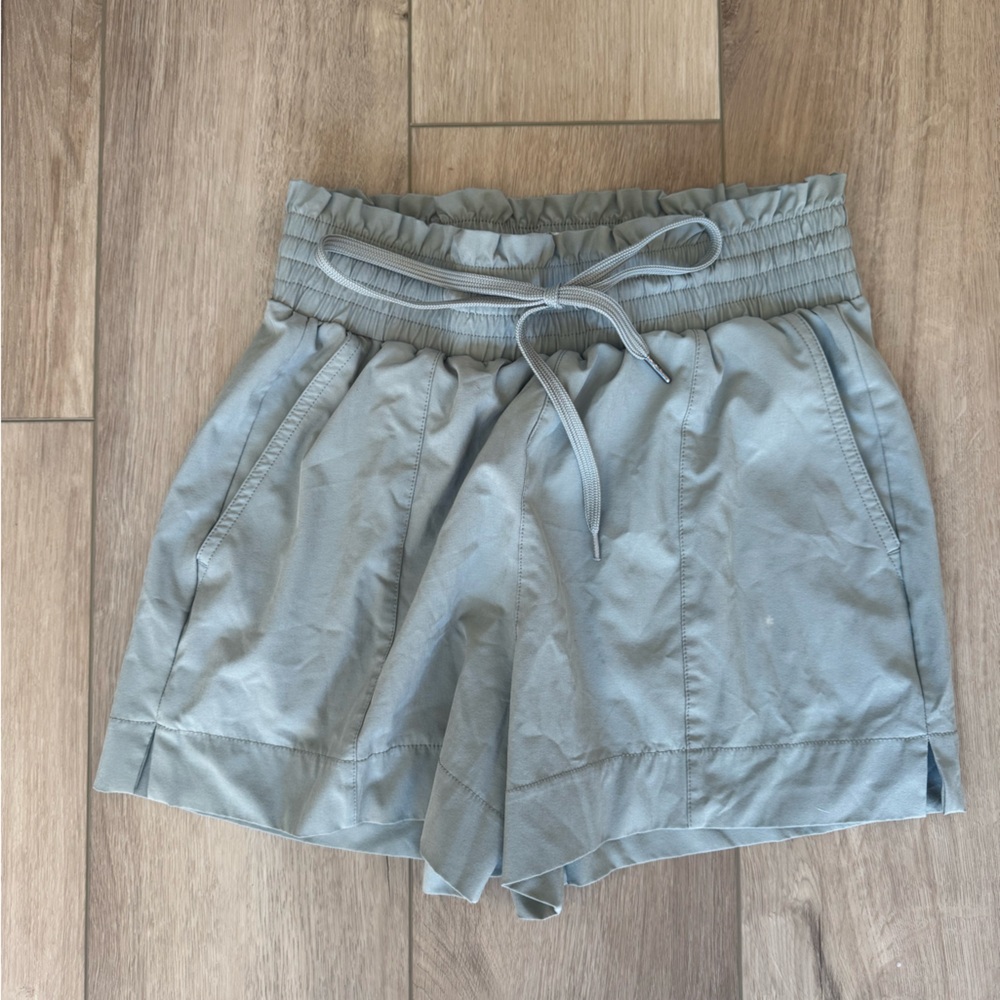 Women's Gray Casual Shorts